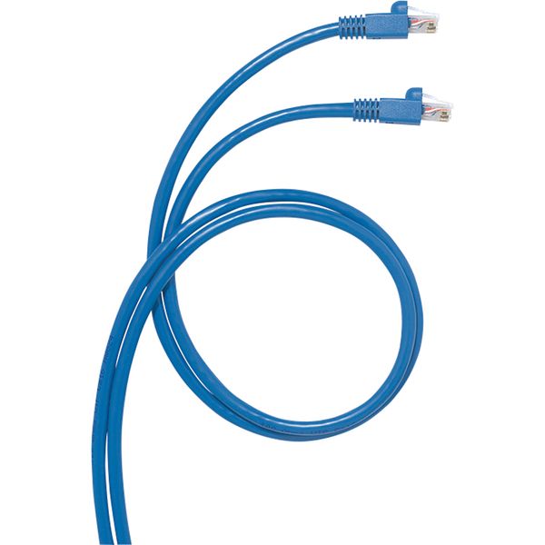 Patch cord RJ45 category 6 F/UTP blue 3 meters image 1