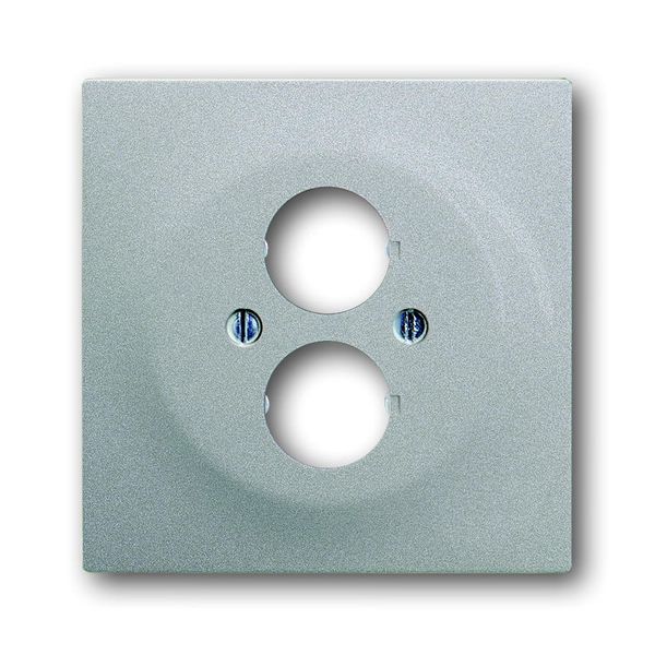 1751-783 CoverPlates (partly incl. Insert) carat® Aluminium silver image 1