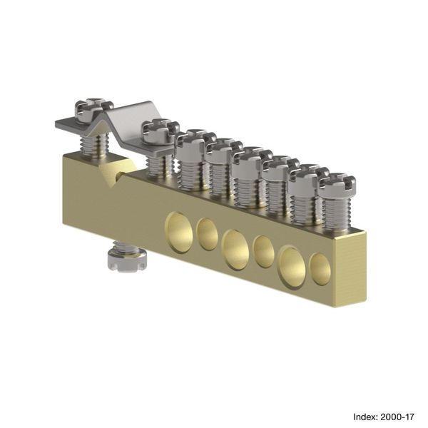 MSF TERMINAL BLOCK L-7 BRASS image 1