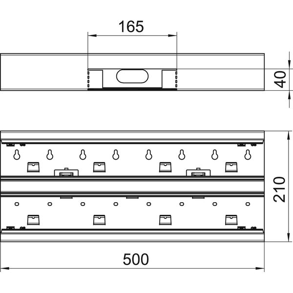 GS-DT70210RW T piece symmetrical 70x210x500 image 2