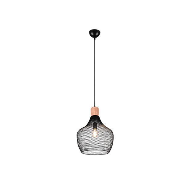 Valeria pendant 35 cm E27 matt black image 1