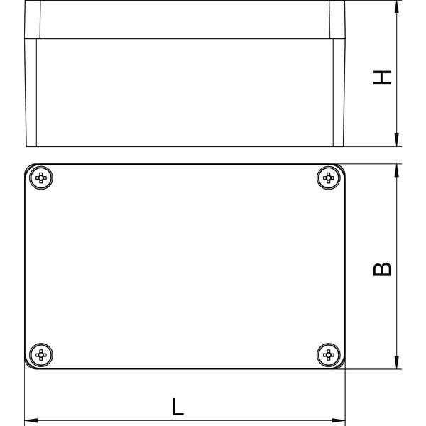 Mx 120805 SGR Aluminium empty housing  125x80x57 image 2