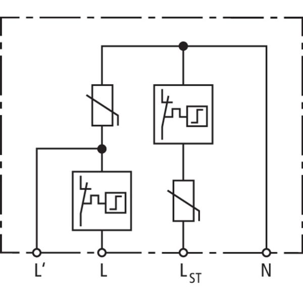 Surge arrester Type 2 DEHNcord 2-pole f. electr. installation systems image 3