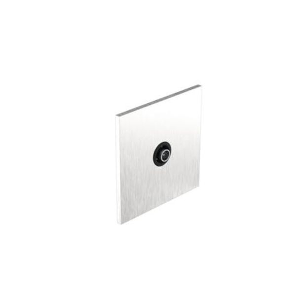 Art d'Arnould - 1 gang television socket single male socket Epure - Brushed Steel image 1