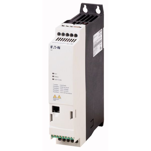 Variable speed starters, Rated operational voltage 400 V AC, 3-phase, Ie 3.6 A, 1.5 kW, 2 HP, Radio interference suppression filter image 1