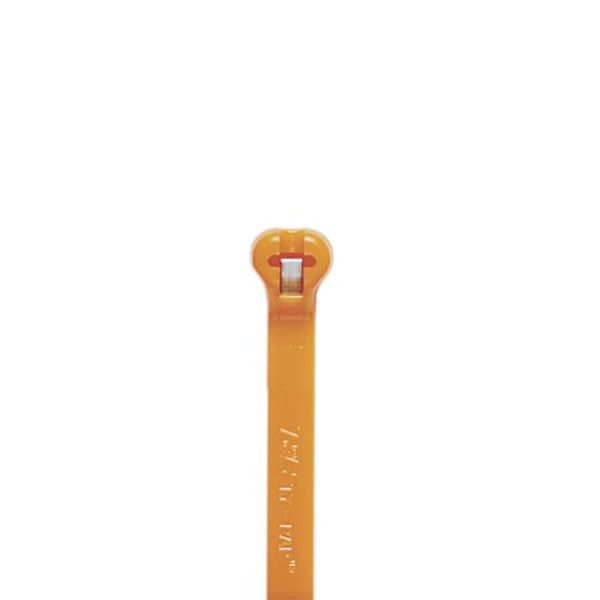 TY27M-3 CABLE TIE 120LB 13IN ORANGE NYLON image 4