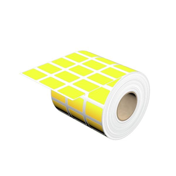 Device marking, Self-adhesive, halogen-free, 30 mm, Polyester, yellow image 1