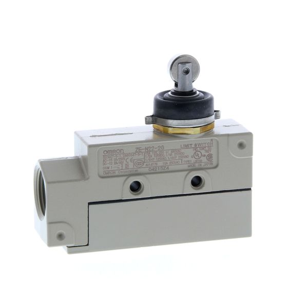 Enclosed switch, sealed roller plunger, SPDT, 15A ZE  6005M image 1