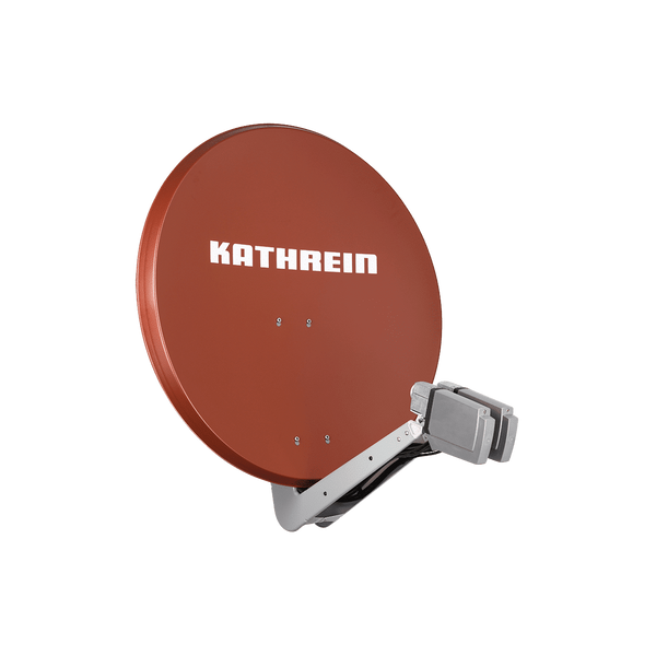CAS 90ro satellite antenna 90 cm reddish brown image 1