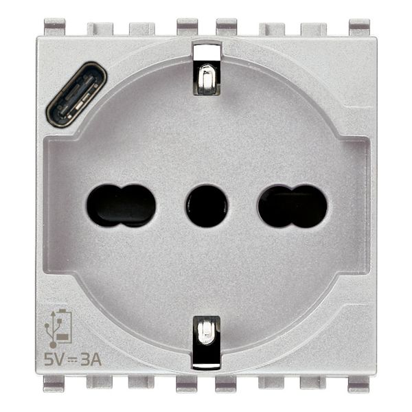 2P+E 16A Universal+USB-C outlet Next image 1