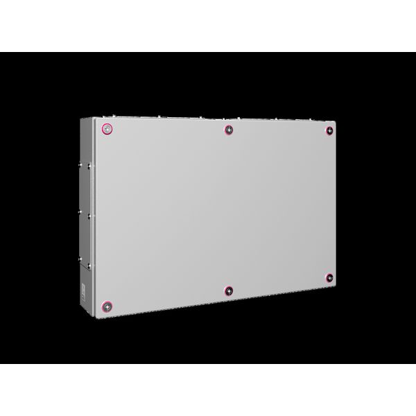 KX Terminal box, WHD: 600x400x120 mm, sheet steel image 2