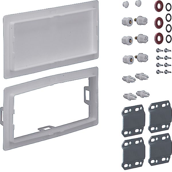 Connection set,univers, vertical, for enclosure 3-sect, D160 / 205 mm, image 1