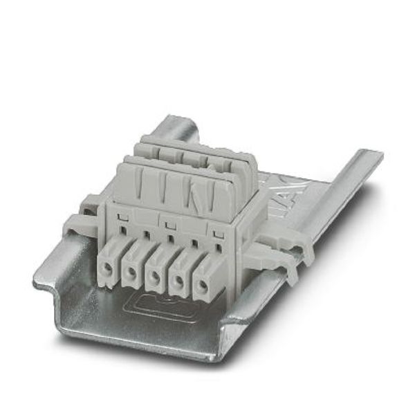 ME 6,2 TBUS-2 1,5/5-ST-3,81 GY - DIN rail bus connectors image 2