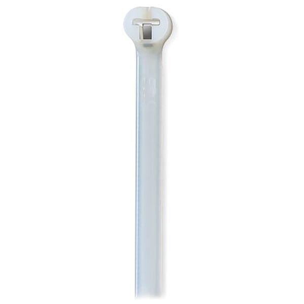 TY232MFR CABLE TIE 18LB 8IN WHI NYL FLM RTD image 1