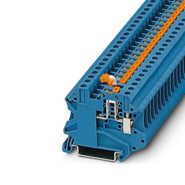 UT 4-MT BU - Knife-disconnect terminal block image 1