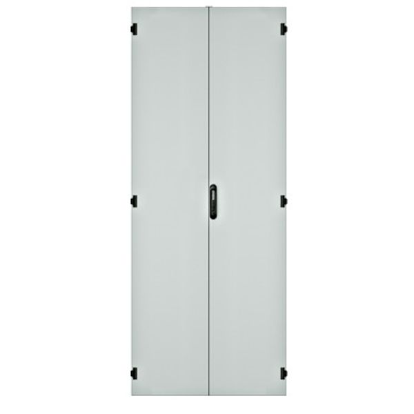 IS-1 split door closed 2-parts 80x120 RAL7035 lightgrey image 1