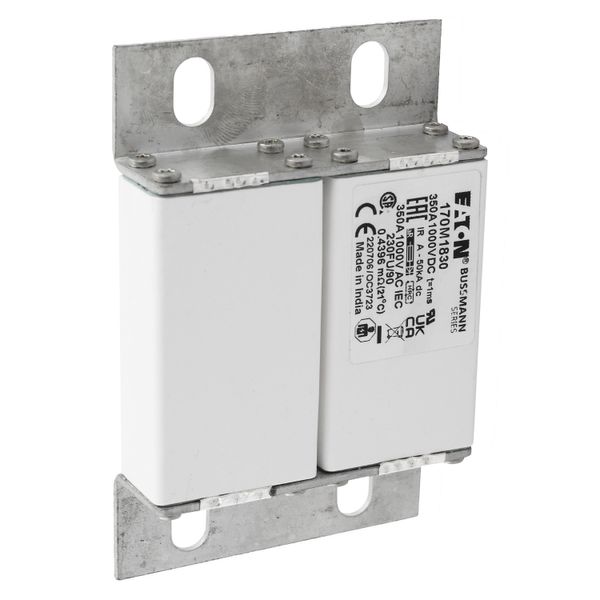 Fuse-link, high speed, 350 A, DC 1000 V, size 230, 24 x 78 x 115 mm, aR, IEC image 9