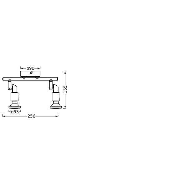 LED SPOT WHITE 2 X 3.4W 927 DIM image 5