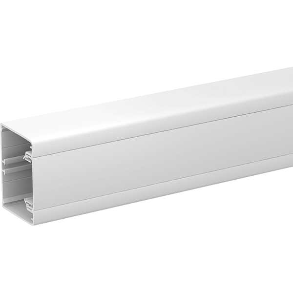 OptiLine 45 - installation trunking - 75x55 mm - PVC - polar white - 2000 mm image 5