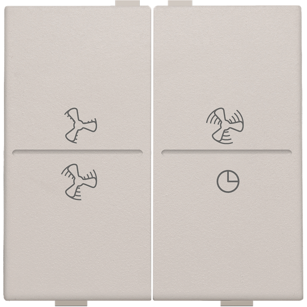 Double key with ventilator symbols 0 to 3 for wireless switch or push image 3