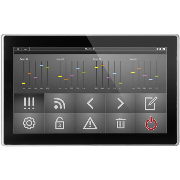 User interface with PLC as an SWD coordinator,24VDC,15.6-inch PCT widescreen display,1366x768,2xEthernet,1xRS232,1xRS485,1xCAN,1xSWD,1xProfibus,1xSD image 4