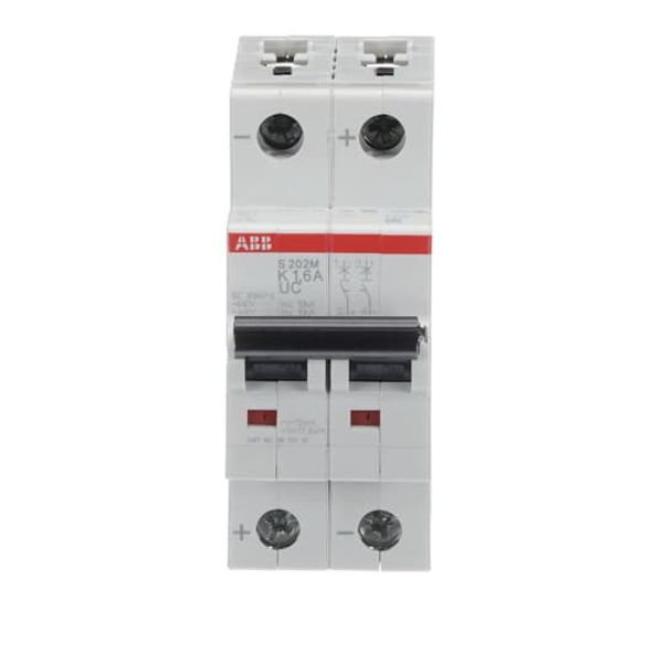 S202M-K1.6UC Miniature Circuit Breaker - 2P - K - 1.6 A image 3