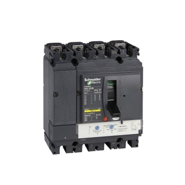 circuit breaker ComPact NSX160B, 25 kA at 415 VAC, TMD trip unit 125 A, 4 poles 3d image 2