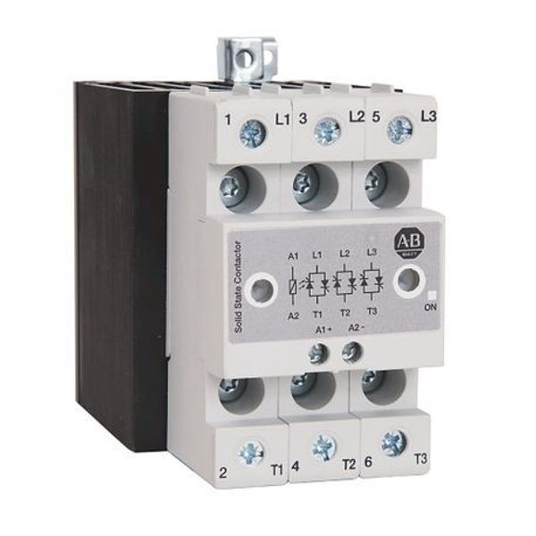 Allen-Bradley 156-C3P25NCD Solid State Contactor, 25 Amperes, Open Type, 600V AC, 5 to 32V DC image 1