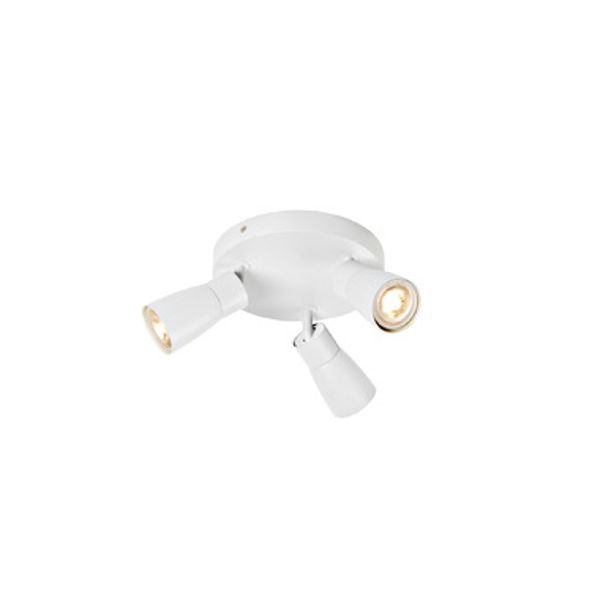 PURI 2.0 Dome round max. 3x 6W GU10 white image 1