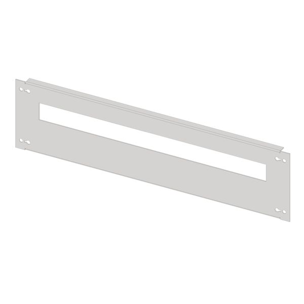 Slotted front plate 3G4K plastic, 33MW image 1