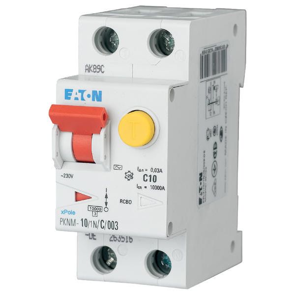 RCD/MCB combination, 10 A, 300 mA, MCB trip characteristic: B, 1p+N, RCD trip characteristic: A image 13