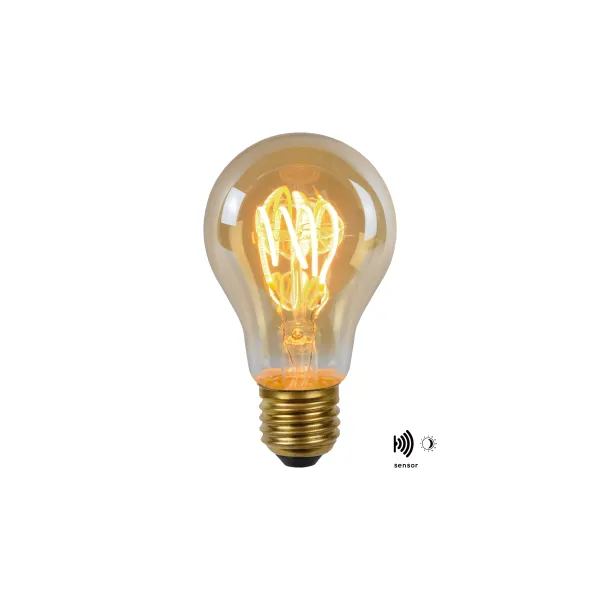 LED BULB TWILIGHT SENSOR A60 E27/4W Amber image 1