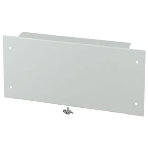 Plinth, front plate for HxW 200 x 425mm, grey image 2