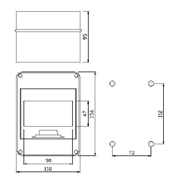 EP-LUX PLUS 1x5 PE+N SURFACE MOUNTED image 1