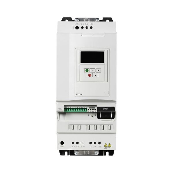 Frequency inverter, 230 V AC, 3-phase, 30 A, 7.5 kW, IP20/NEMA 0, Radio interference suppression filter, Brake chopper, Additional PCB protection, OLE image 16