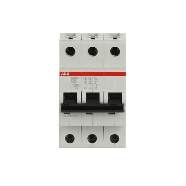 S203L-C40 Miniature Circuit Breaker - 3P - C - 40 A image 1