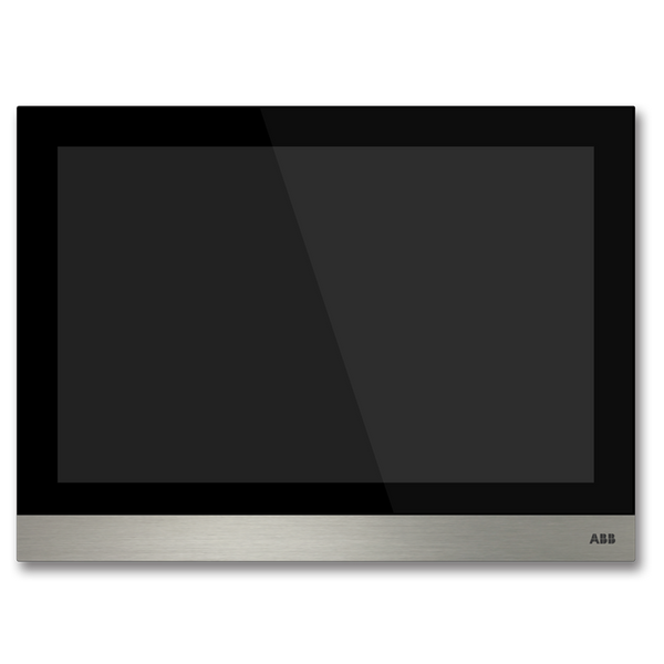 H8237-4B IP touch 10,DES+KNX+f@h+APP,LAN+WiFi,T-loop,Black image 1