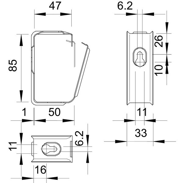 2031 M 30 A2 Grip collecting clamp  30x NYM3x1,5 image 2