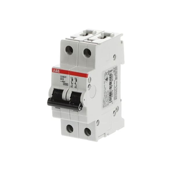 S202P-D6 Miniature Circuit Breaker - 2P - D - 6 A image 3