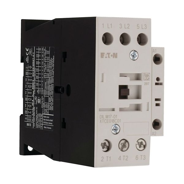 Contactor, 3 pole, 380 V 400 V 7.5 kW, 1 NC, RDC 24: 24 - 27 V DC, DC operation, Screw terminals image 16