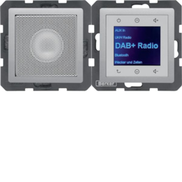 Radio Touch with Loudspeaker DAB+, Bluetooth Q.x alu velvety image 1