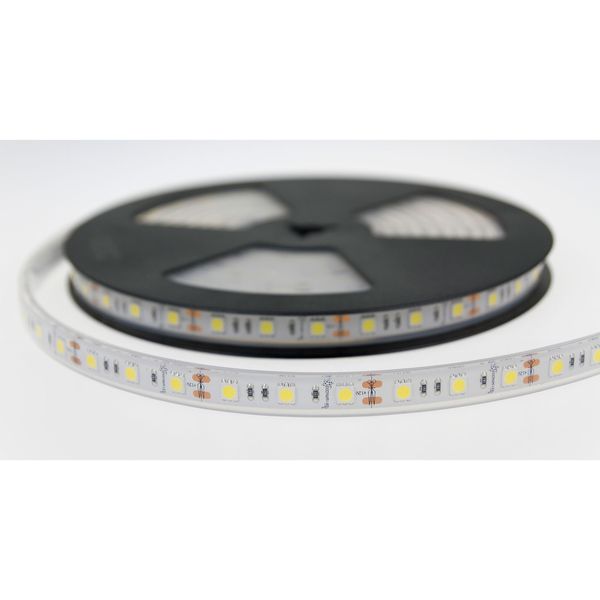 LED STRIP 48W 5050 60LED CW 1m (roll 5m) - with cover image 3