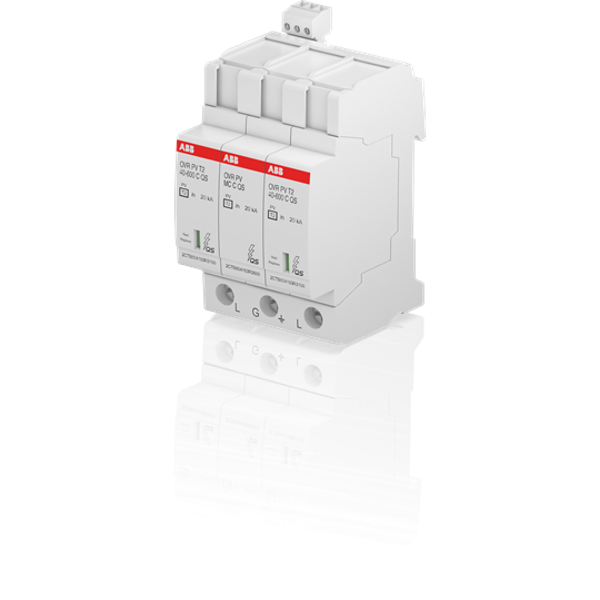 Overvoltage protection Type PV,  20/ 40kA, 600V, plug, signal Bulk image 1