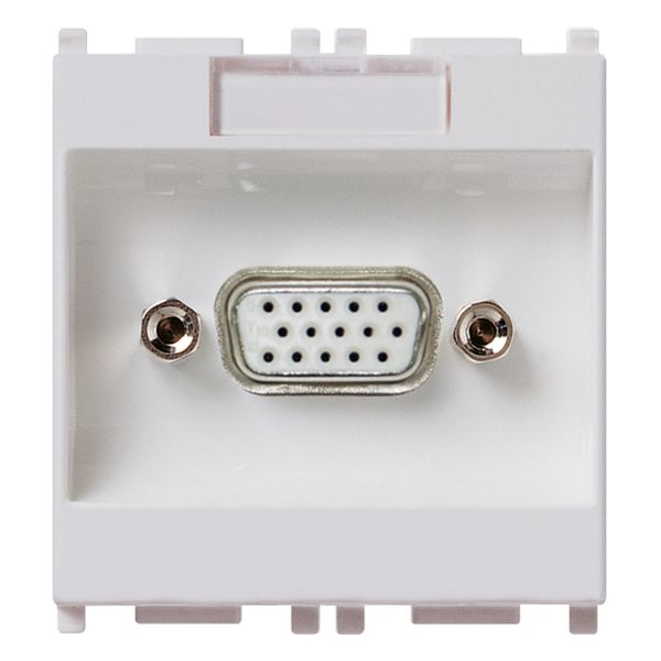 VGA 15P socket connector Silver image 1