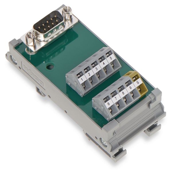 Interface module with solder pin Male connector image 3