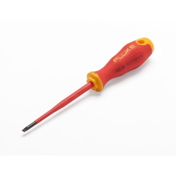 ISLS5 Insulated Slotted Screwdriver 5/32x4 in, 4 mm x 100 mm, 1,000 V image 2