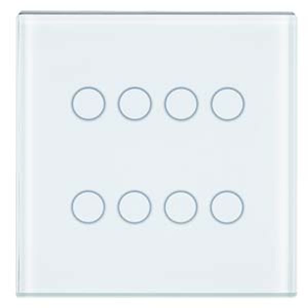 UP 213/11 - KNX Touch sensor cover, quadruple, white image 1