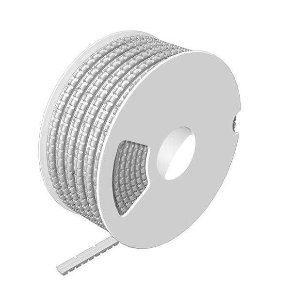 Cable coding system, 1.8 - 2.5 mm, 4.6 mm, PC-ABS, TPU, white image 1