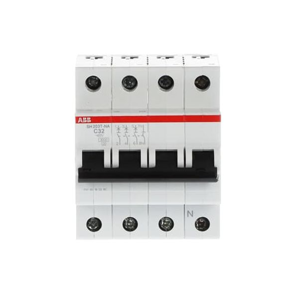 SH203T-C32NA Miniature Circuit Breaker - 3+NP - C - 32 A image 2