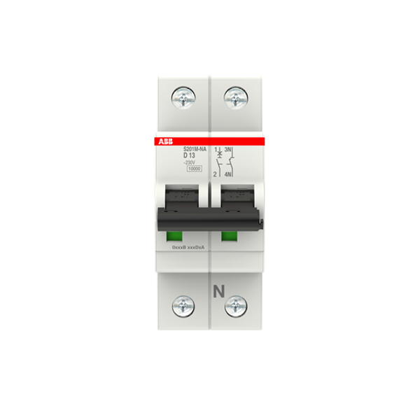 S201M-C13NA Miniature Circuit Breaker - 1+NP - C - 13 A image 2